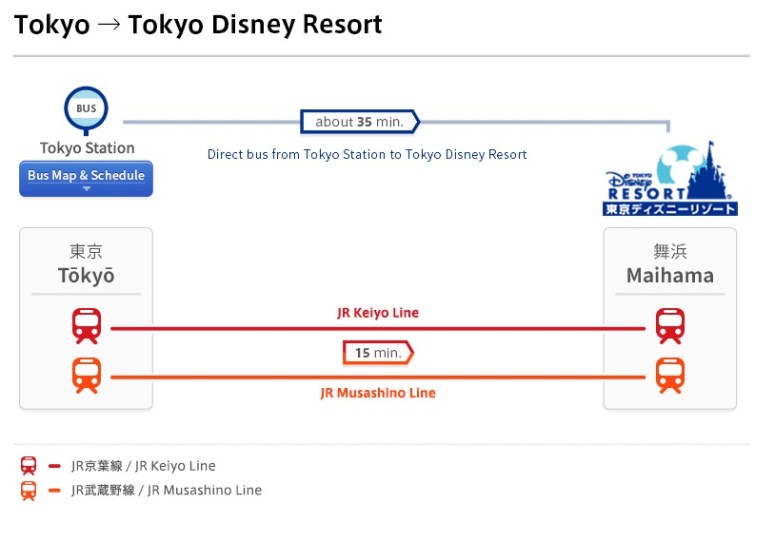 mapa disney tokio